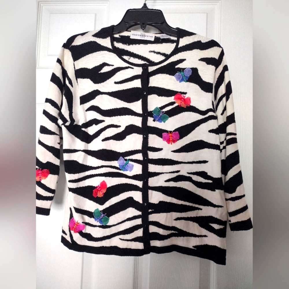 Marisa Christina Sweaters Marisa Christina Cropped Cardigan